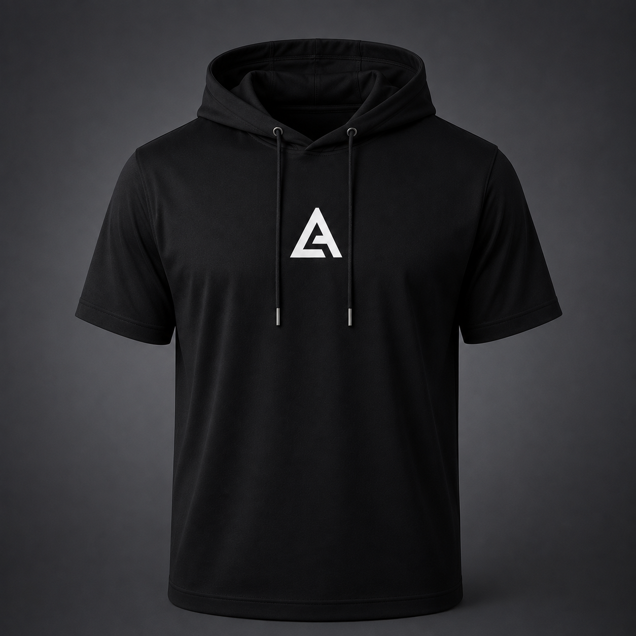 Hooded T-Shirt LANSARI — Noir ou Blanc, coton premium
