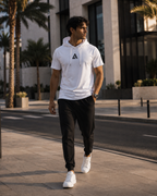 Hooded T-Shirt LANSARI — Noir ou Blanc, coton premium