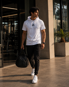 Hooded T-Shirt LANSARI — Noir ou Blanc, coton premium